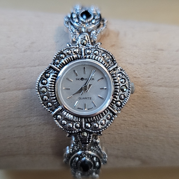 Sag Harbor Jewelry - NIB Sag Harbor marcasite wrist watch